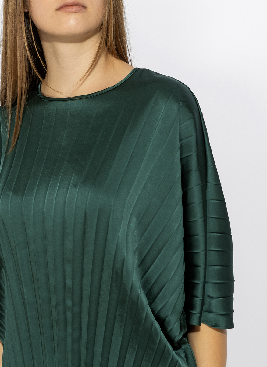 Блуза с плисиран дизайн Weekend Max Mara Wkdaureo