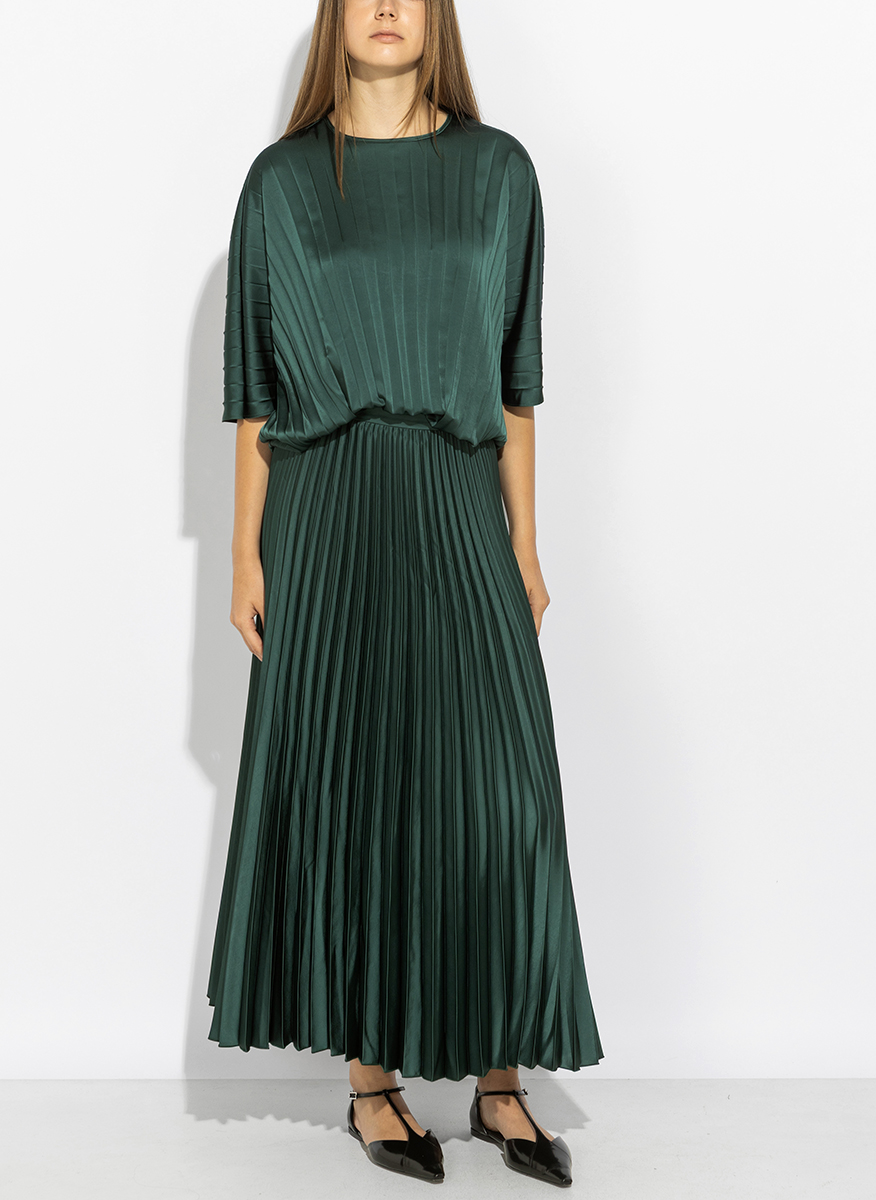 Блуза с плисиран дизайн Weekend Max Mara Wkdaureo
