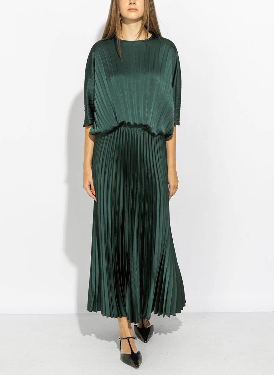 Блуза с плисиран дизайн Weekend Max Mara Wkdaureo