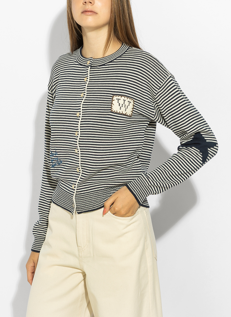 Жилетка с бродерия Weekend Max Mara Wkdteiera
