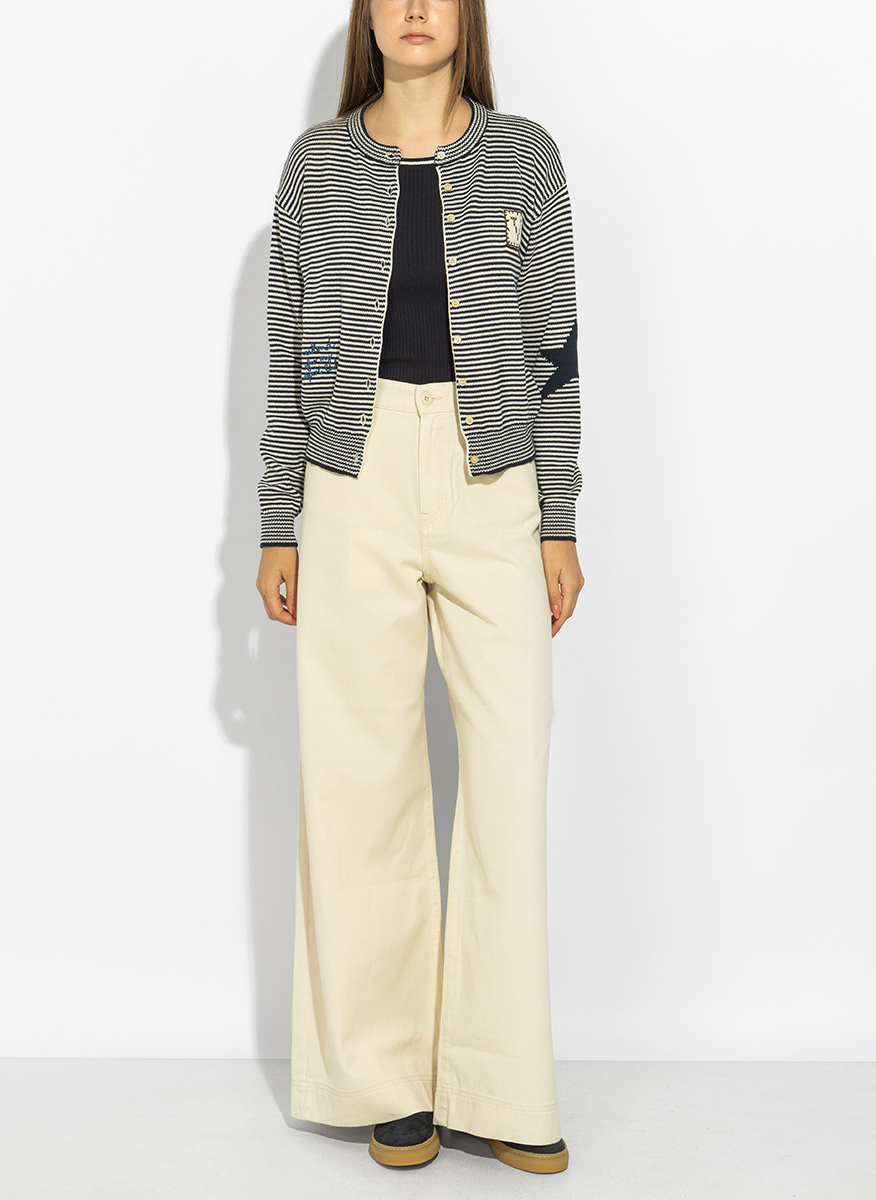 Жилетка с бродерия Weekend Max Mara Wkdteiera