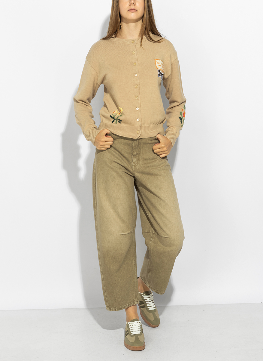 Жилетка с бродерия Weekend Max Mara Wkdteiera