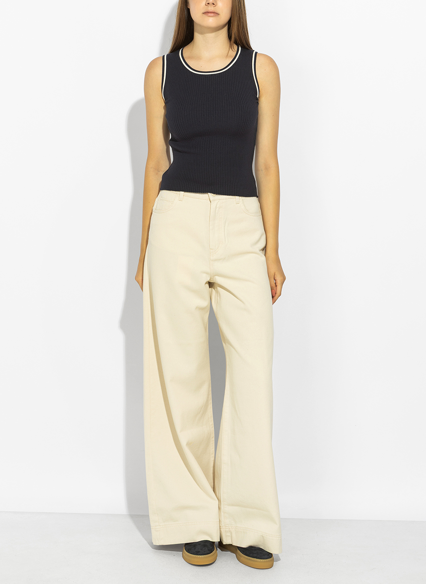 Рипсен топ Weekend Max Mara Wkdtaro
