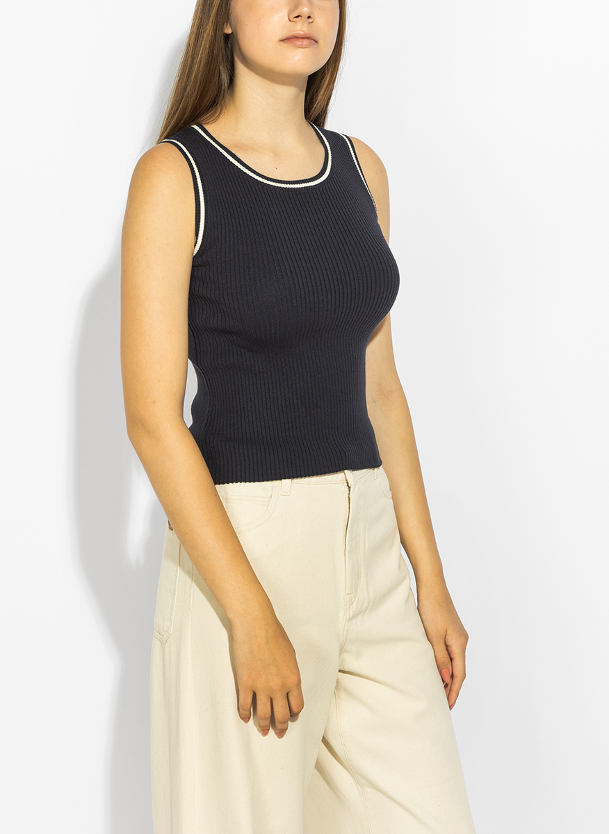 Рипсен топ Weekend Max Mara Wkdtaro