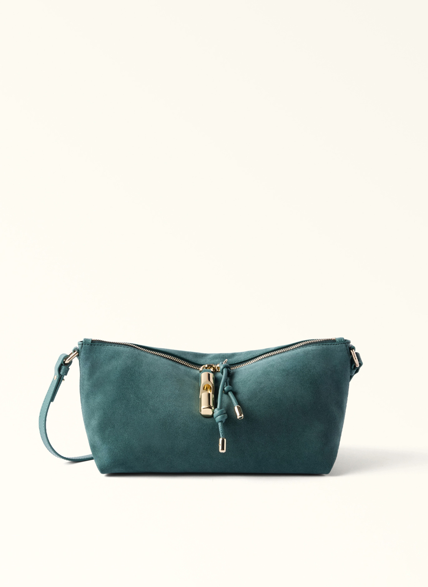 Crossbody чанта Furla Debby Toni Edera Green