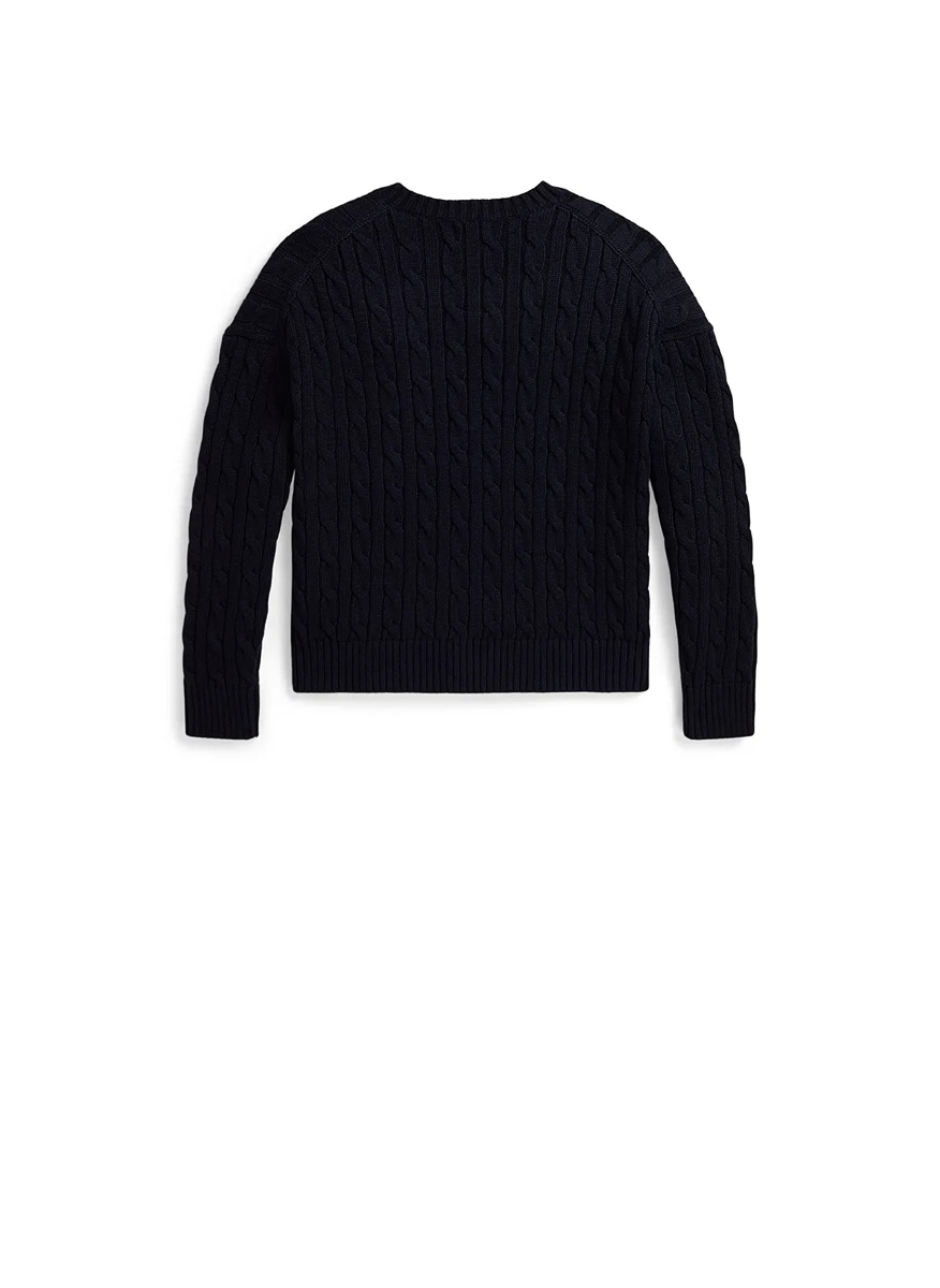 Ralph Lauren Kids 7-14 sweater with embroidery