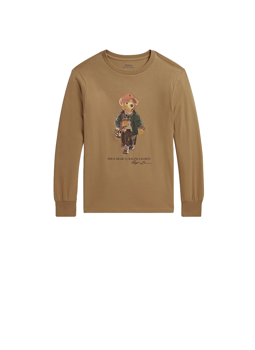 Блуза с принт 'Polo Bear' Ralph Lauren Kids 7-14