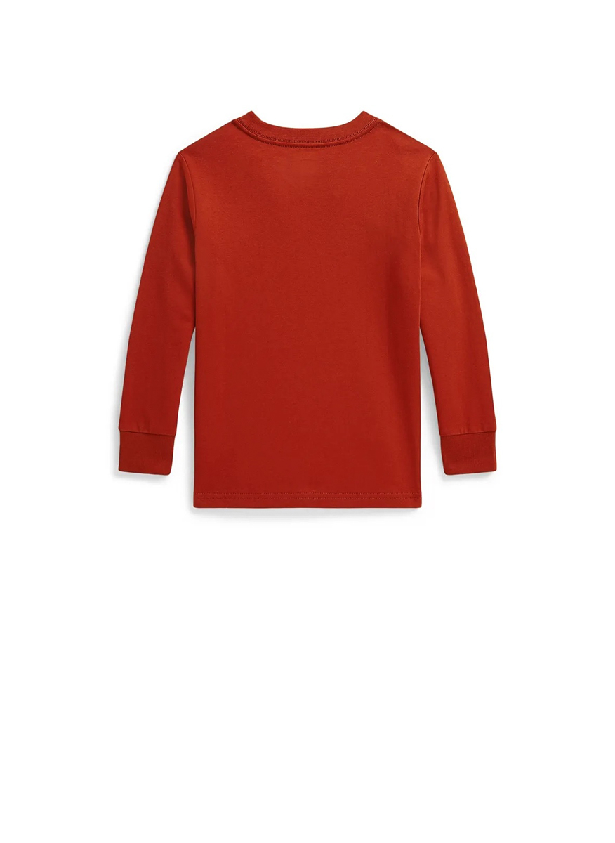 Блуза с лого бродерия Ralph Lauren Kids 4-7