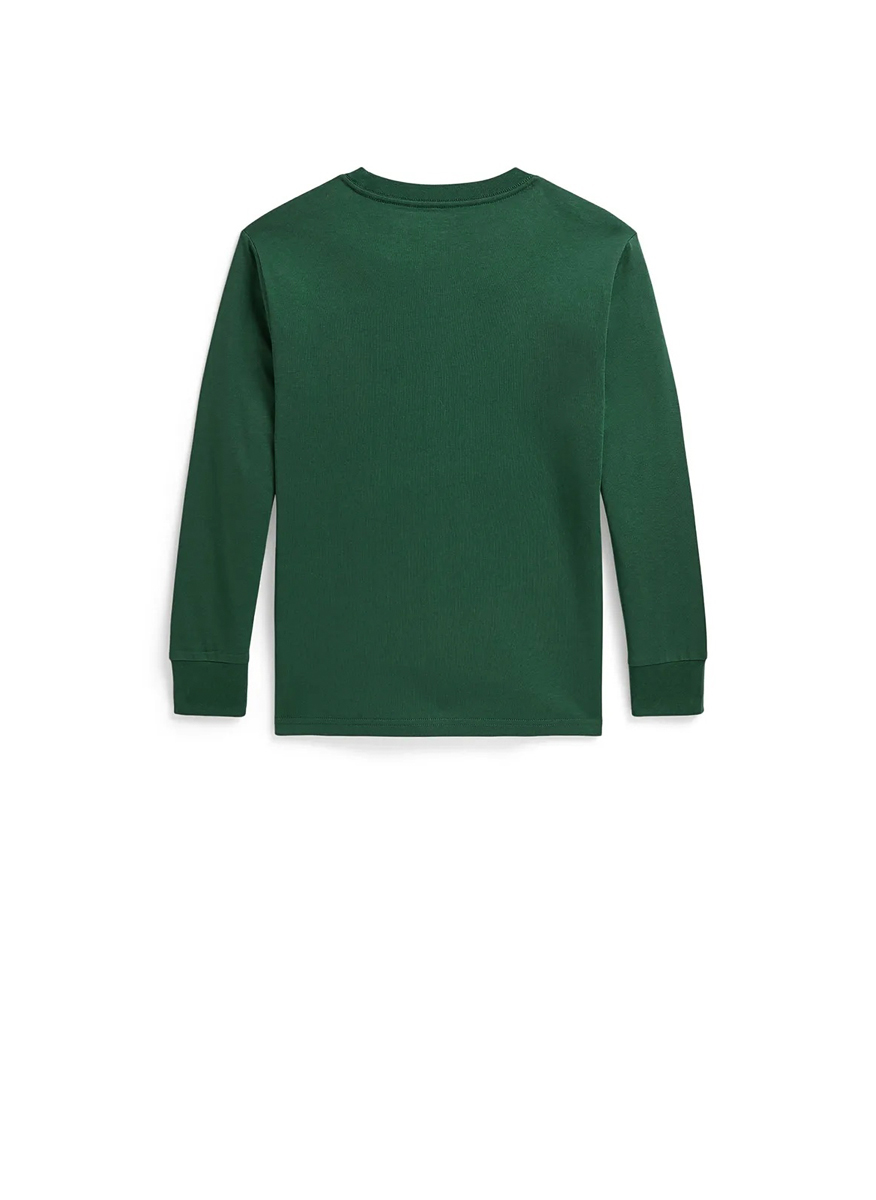Блуза с лого бродерия Ralph Lauren Kids 7-14
