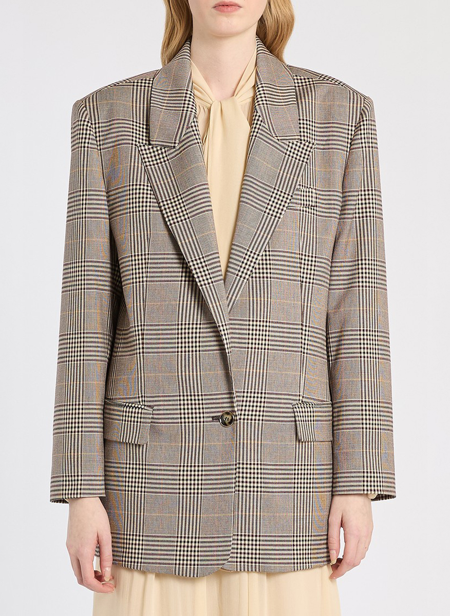 Marella Mlludente checkered jacket