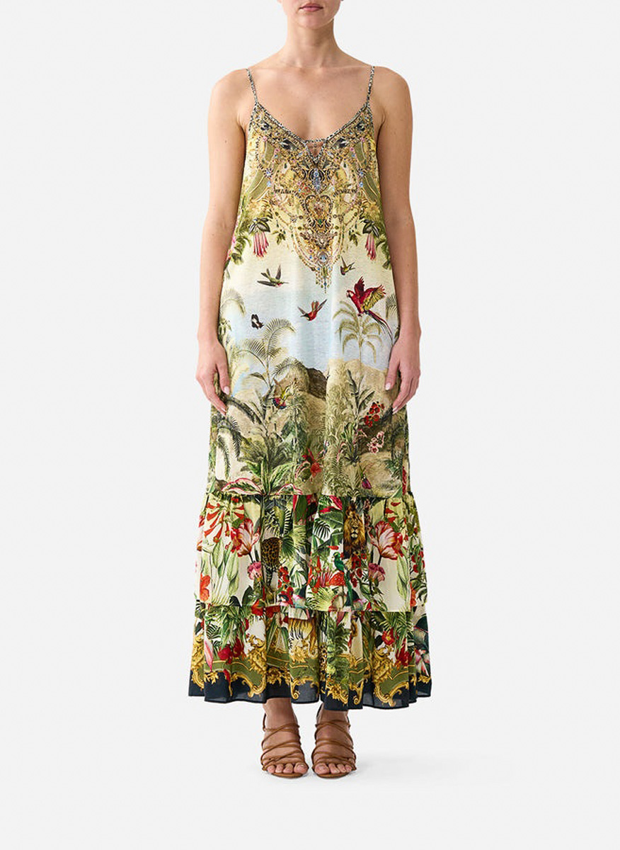 Camilla 'Wanderlust Empire' maxi dress