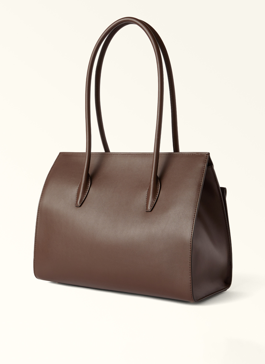 Чанта 'Tote' Furla Greta Espresso L