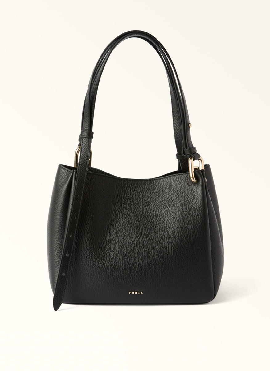 Furla Nuvola Nero hobo bag in leather