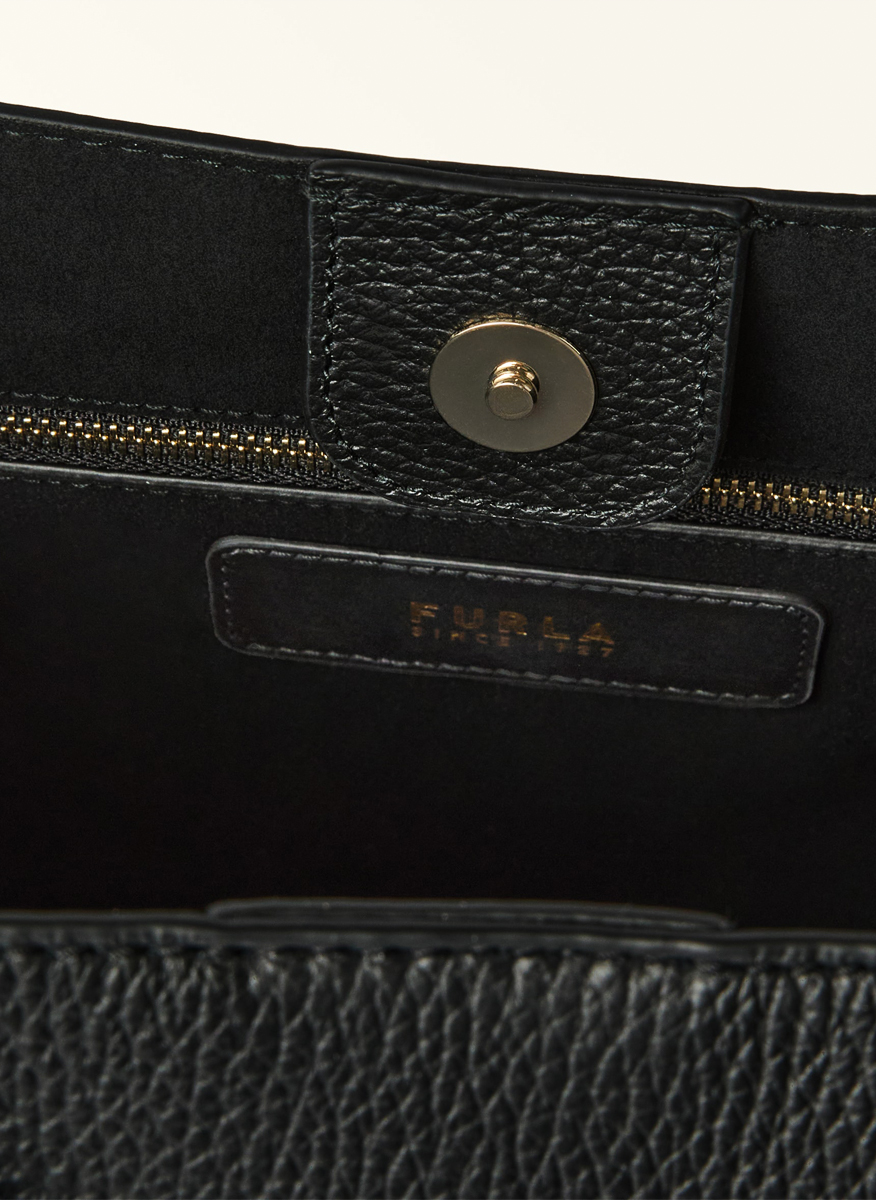 Furla Nuvola Nero hobo bag in leather