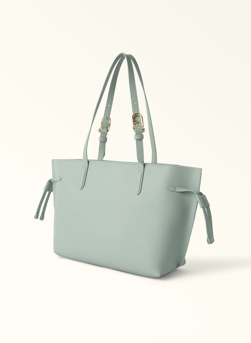 Кожена 'Tote' чанта Furla Ava Winter Sky Cachemire Gray