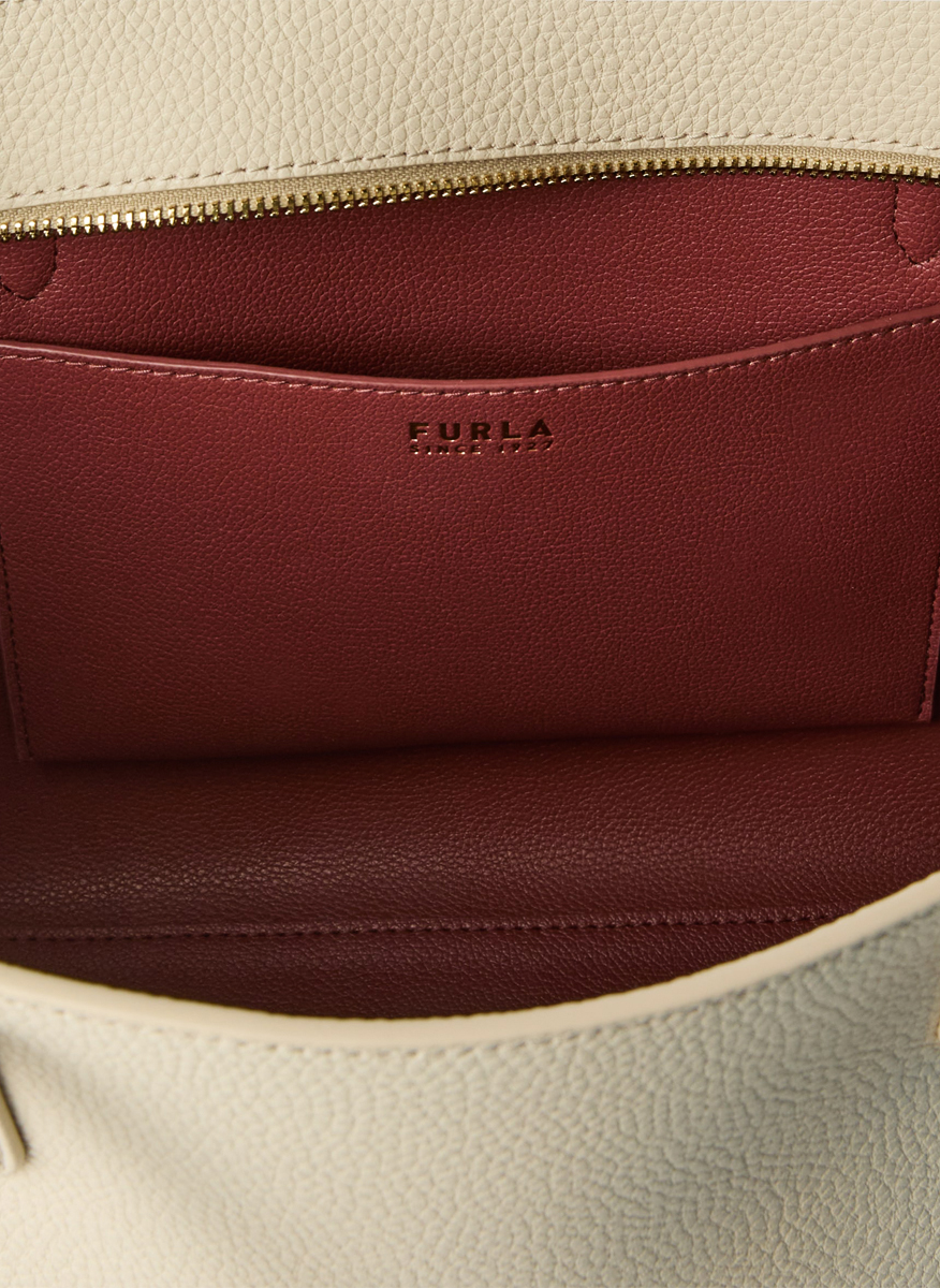 Кожена 'Tote' чанта Furla Ava Butter Marsala