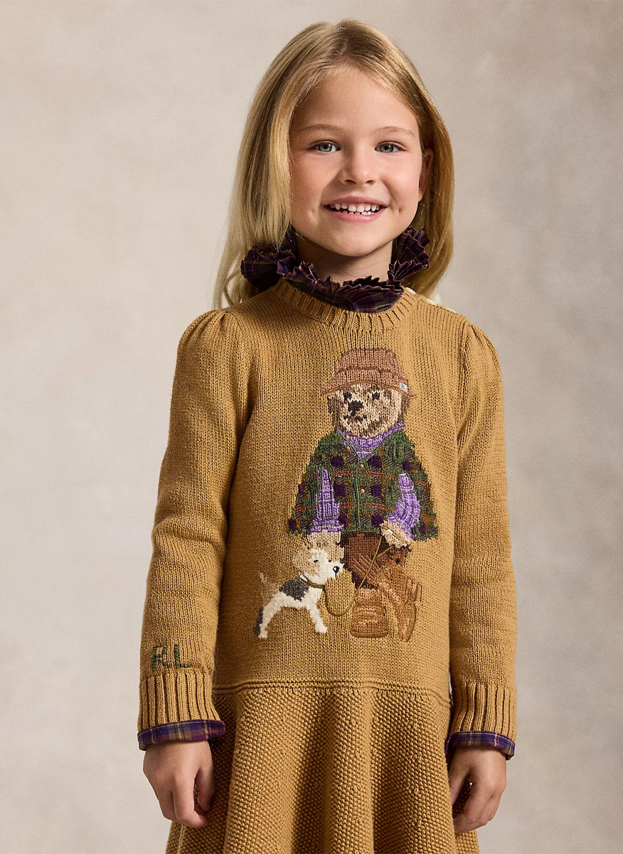 Рокля 'Polo Bear' Ralph Lauren Kids 2-7