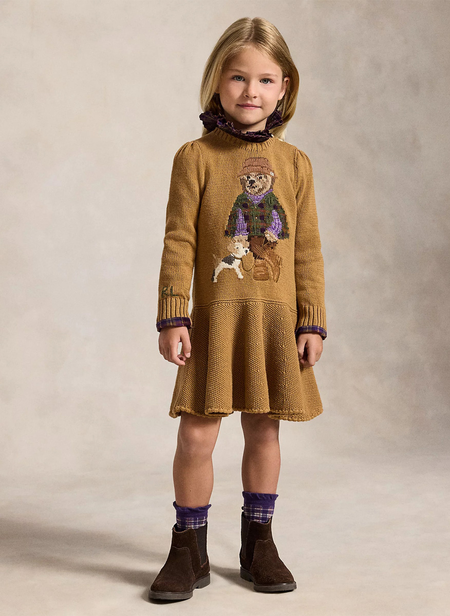 Рокля 'Polo Bear' Ralph Lauren Kids 2-7