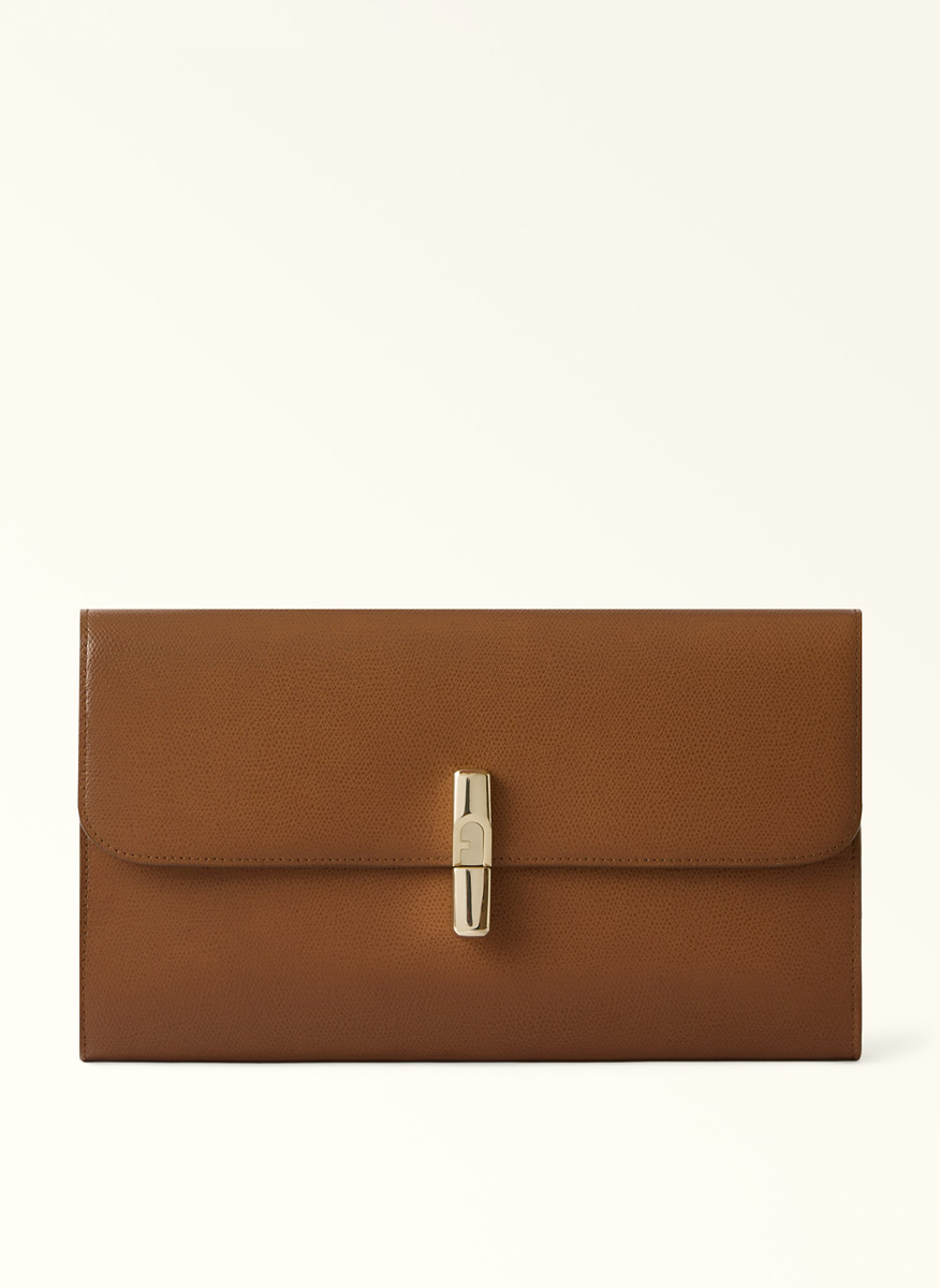 Клъч Furla Iride Cognac