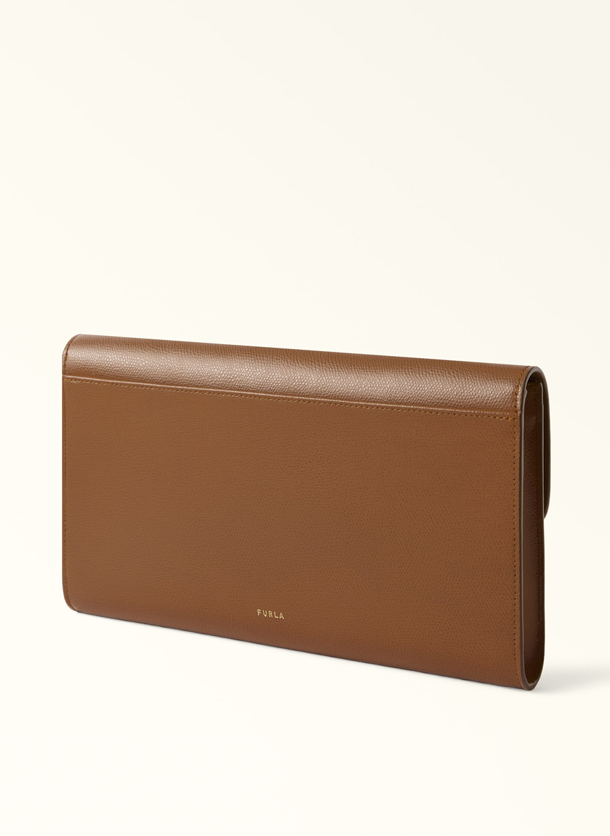 Клъч Furla Iride Cognac
