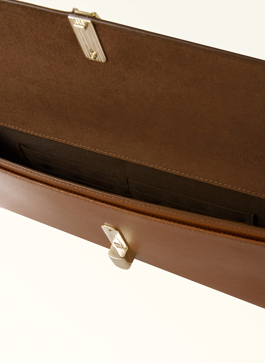 Клъч Furla Iride Cognac