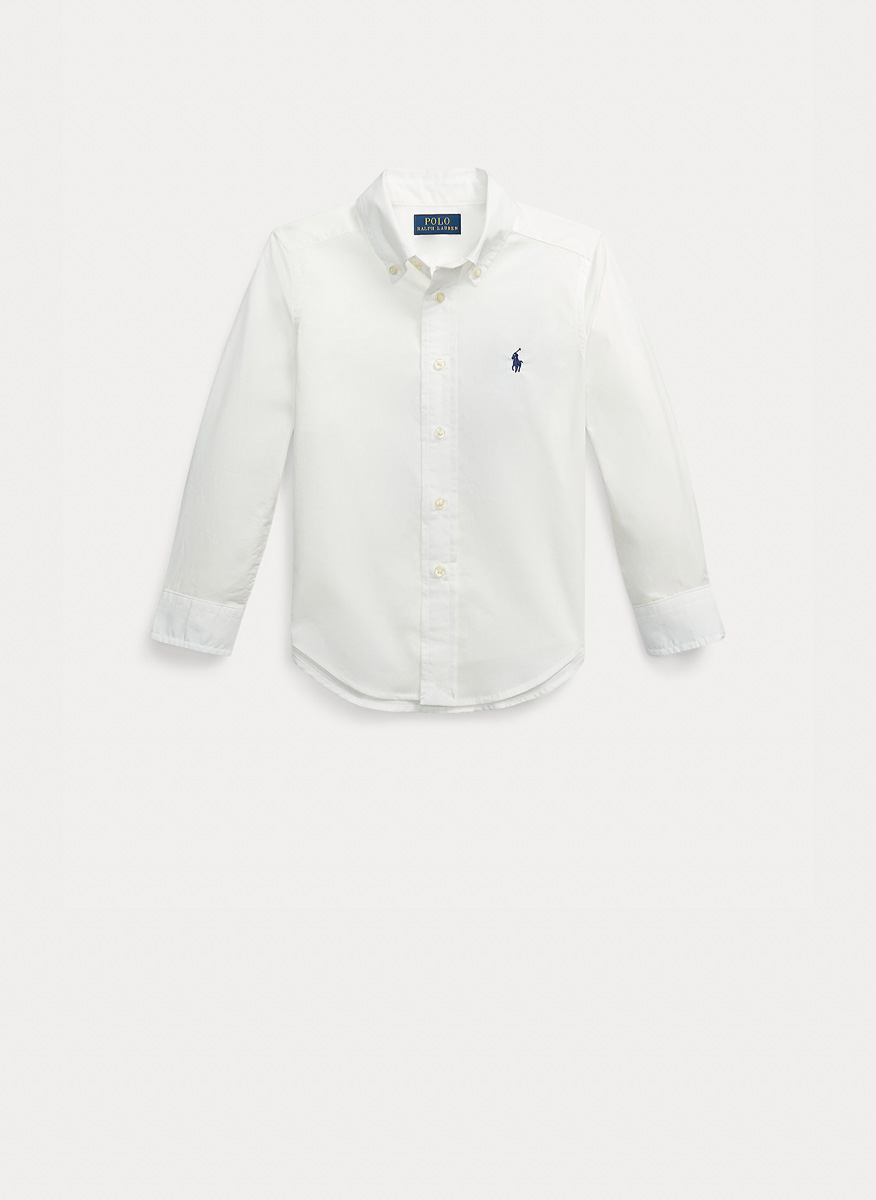 Риза с бродерия Ralph Lauren Kids 7-14