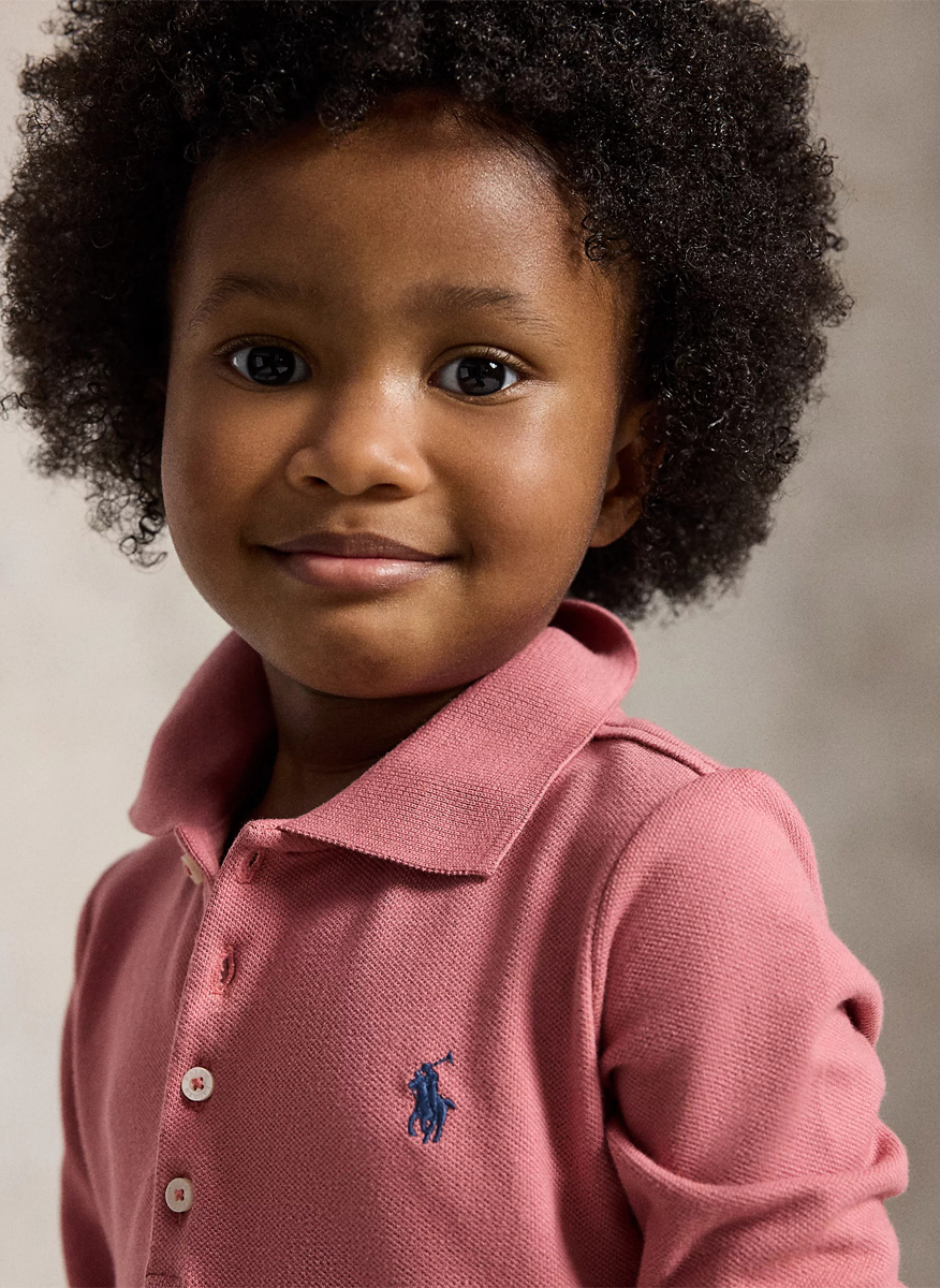 Рокля с бродерия Ralph Lauren Kids 2-7