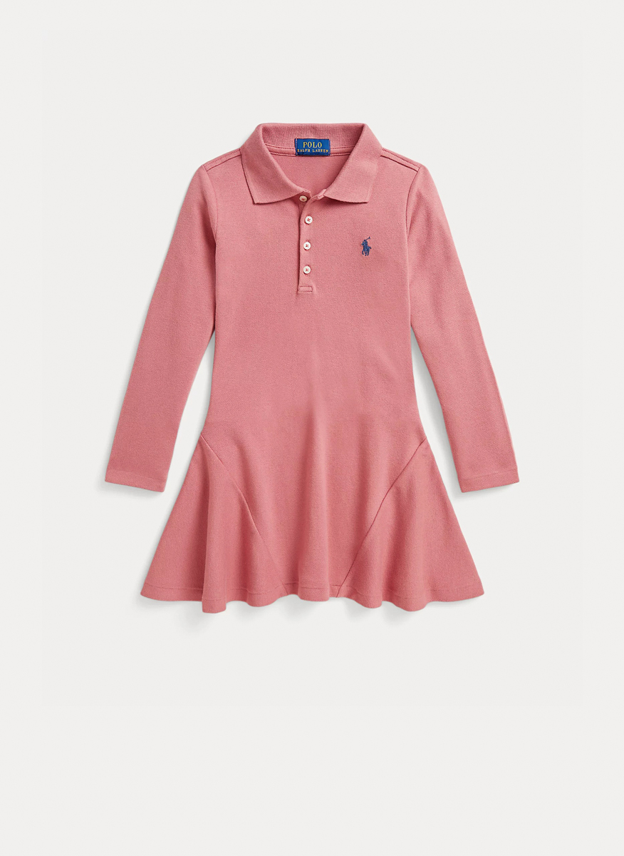 Рокля с бродерия Ralph Lauren Kids 2-7