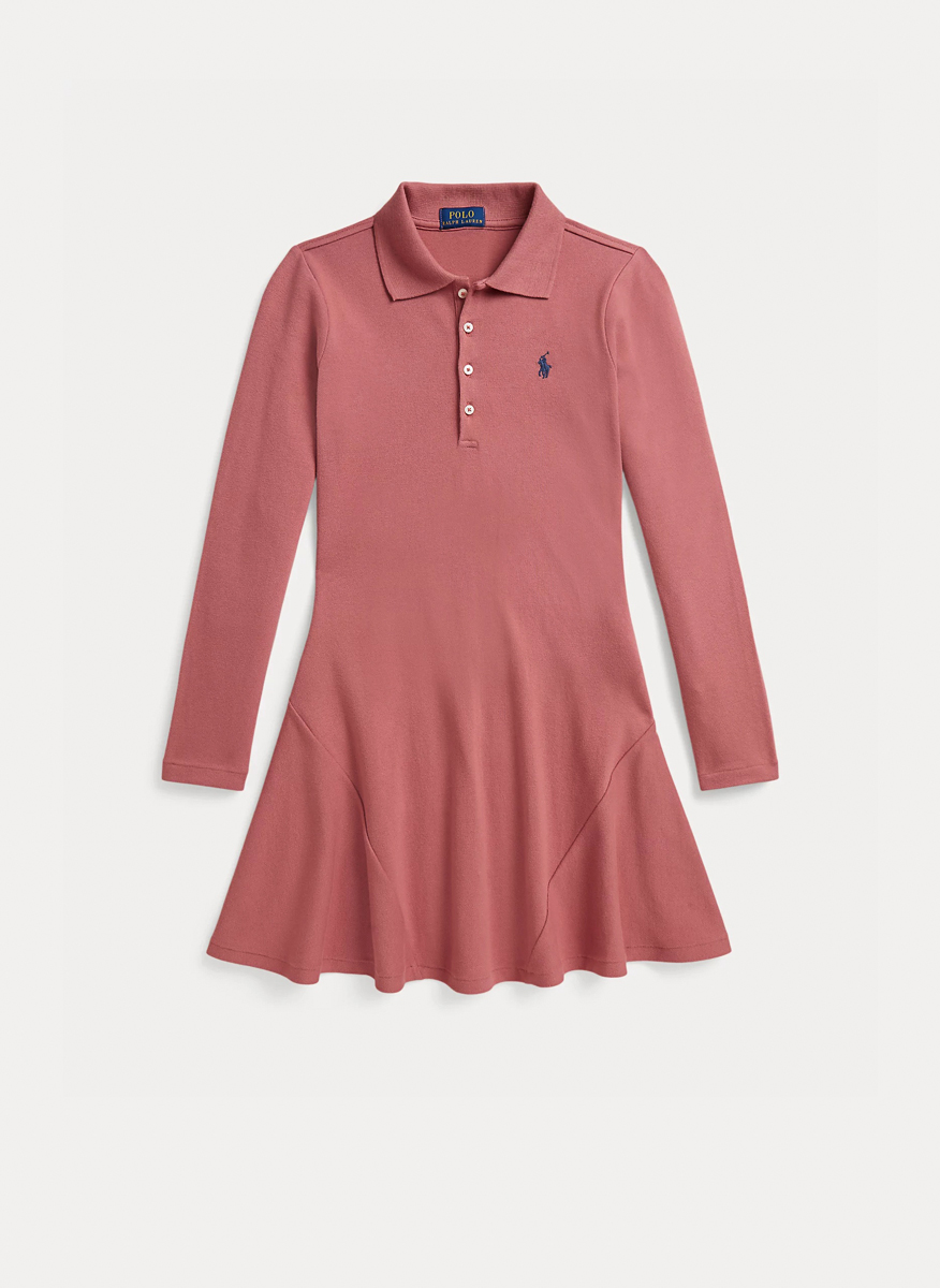 Рокля с бродерия Ralph Lauren Kids 7-14