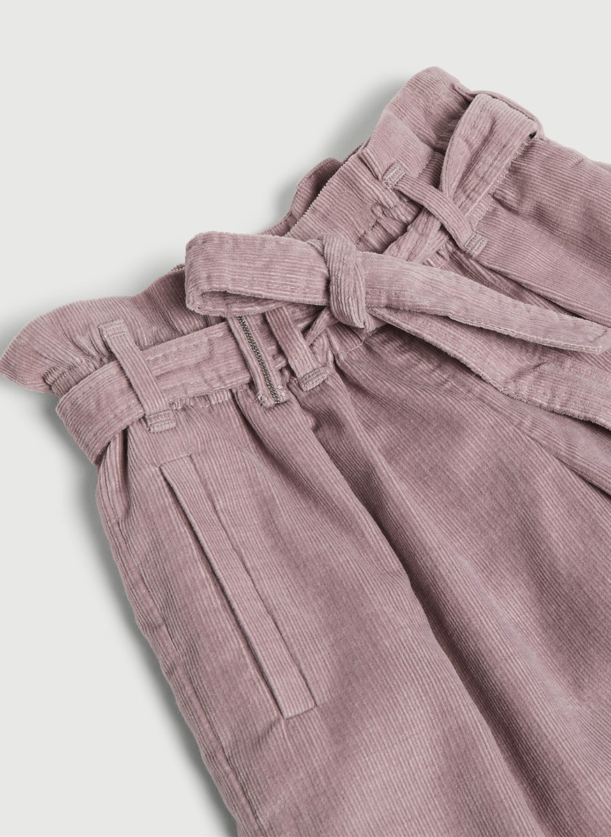 Панталон от рипсено кадифе с монили Brunello Cucinelli Kids 12