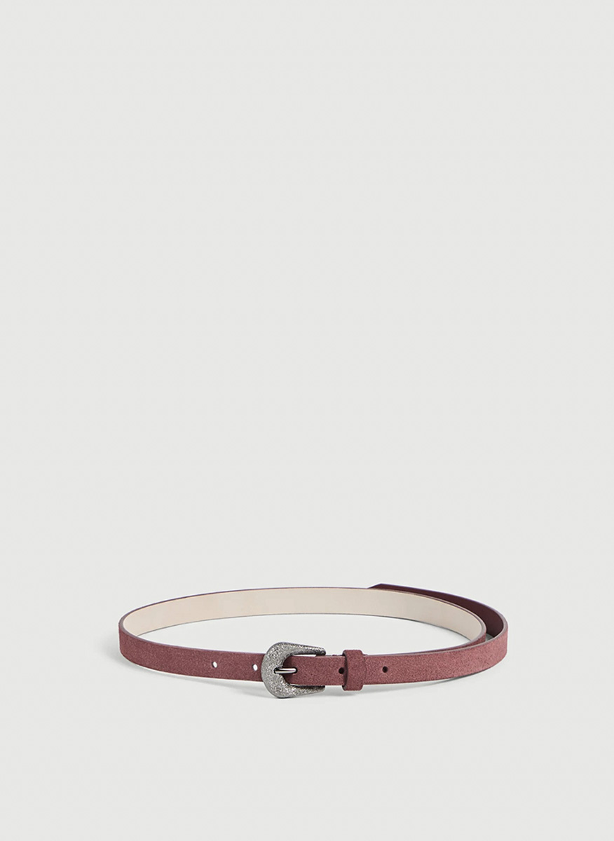 Велурен колан Brunello Cucinelli Kids M