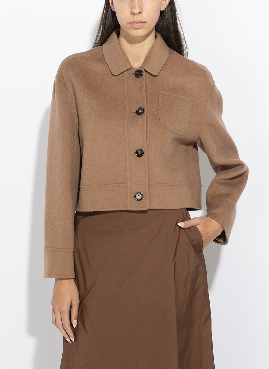 Яке от вълна със скъсена дължина 'Shirt style' 'S Max Mara Smmgiglio