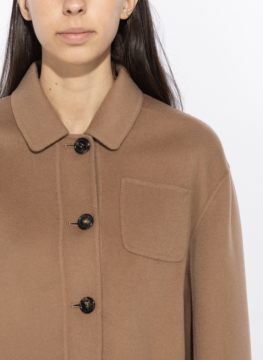 Яке от вълна със скъсена дължина 'Shirt style' 'S Max Mara Smmgiglio