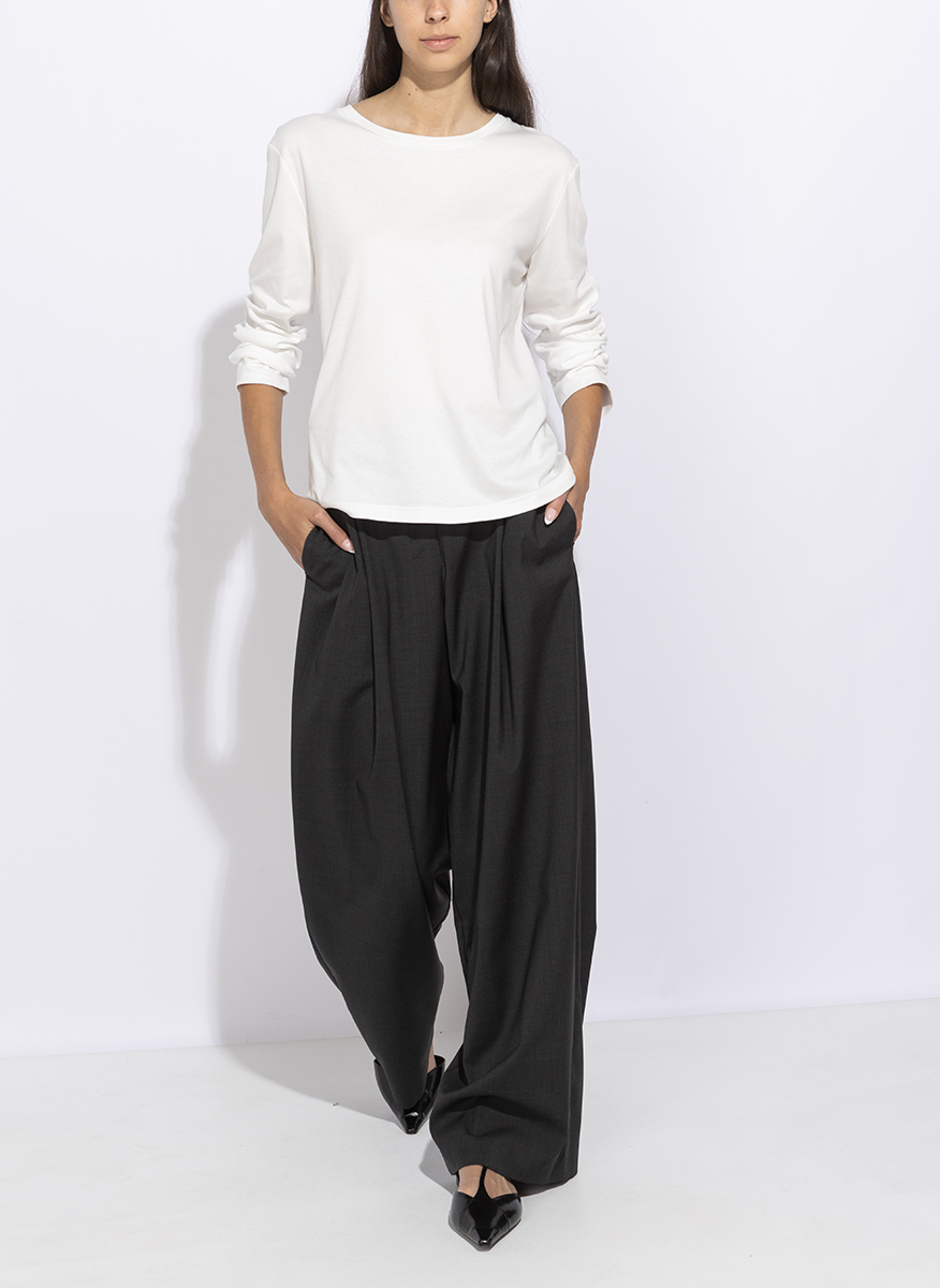 Блуза с бродерия 'Basic fit' 'S Max Mara Smmfumetto