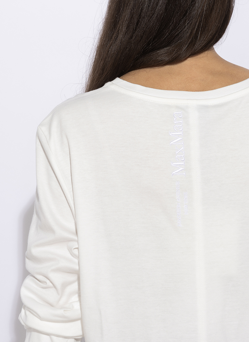 Блуза с бродерия 'Basic fit' 'S Max Mara Smmfumetto