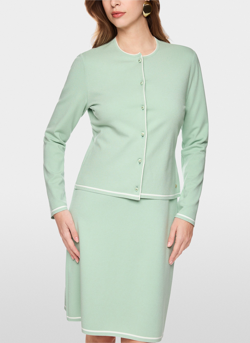 Фина жилетка с контрастни детайли Marc Cain Collections
