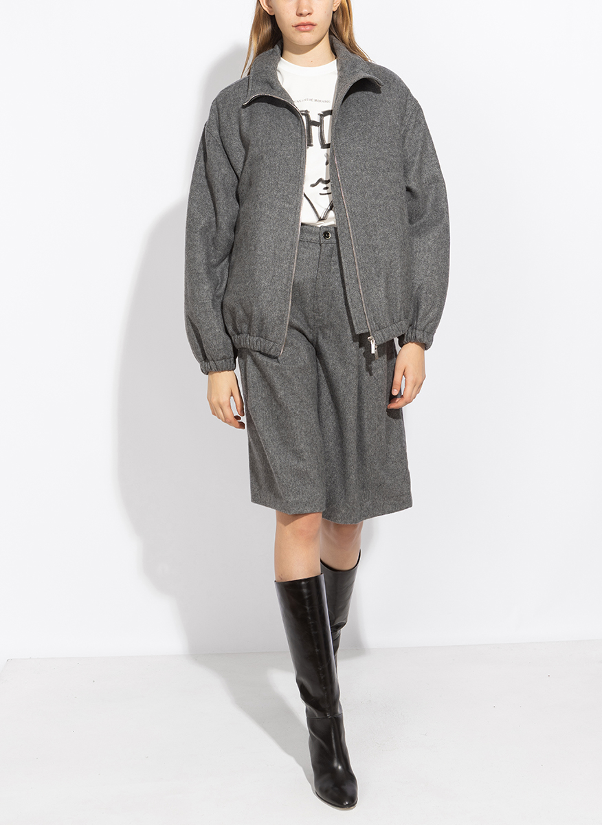 Nine in the morning 'Thalia' wool bomber jacket