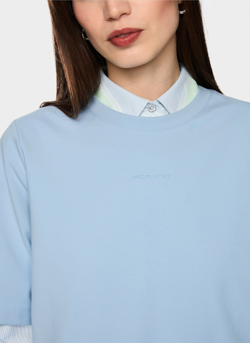Marc Cain Sports t-shirt with side stripes