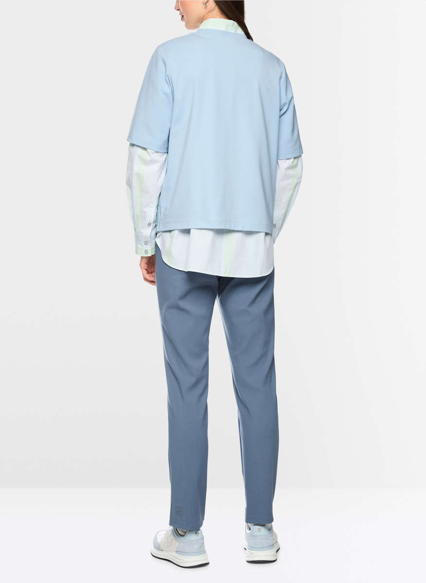 Marc Cain Sports t-shirt with side stripes