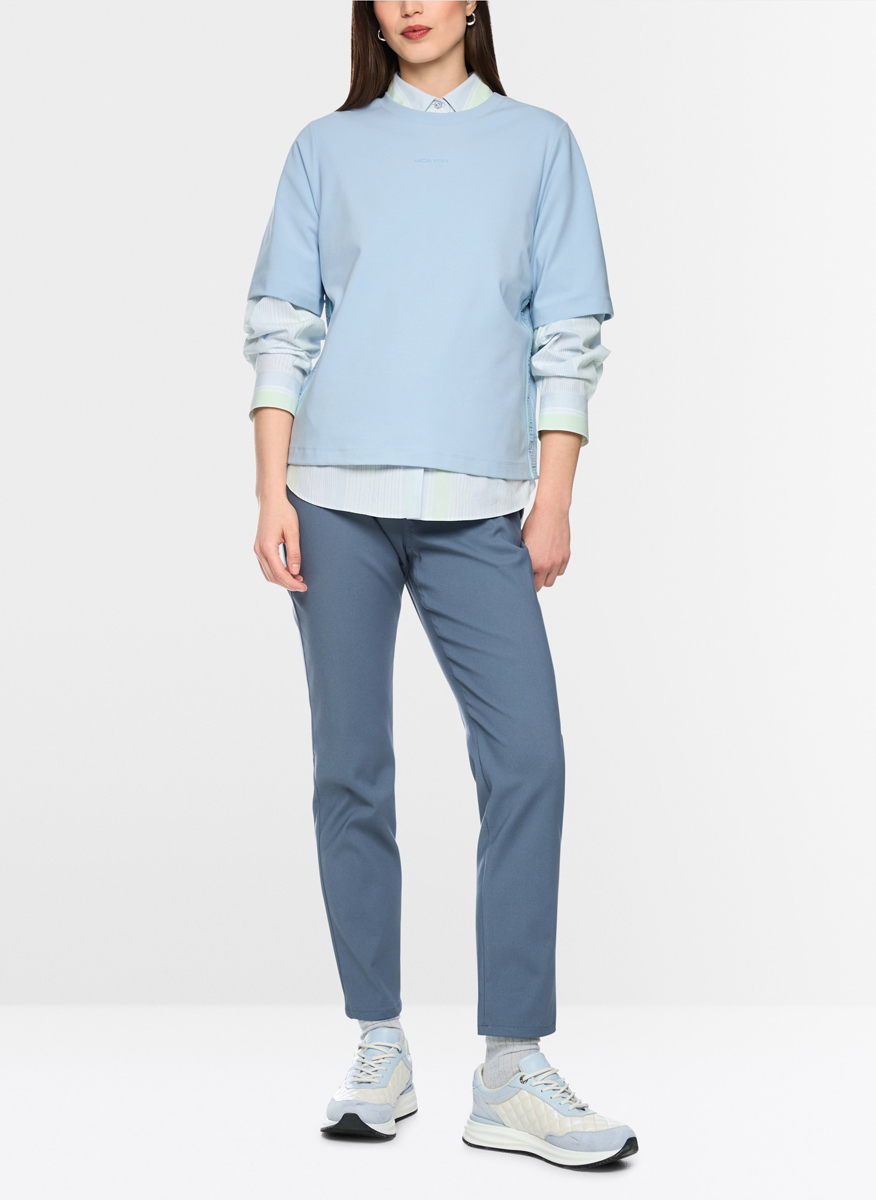 Marc Cain Sports t-shirt with side stripes