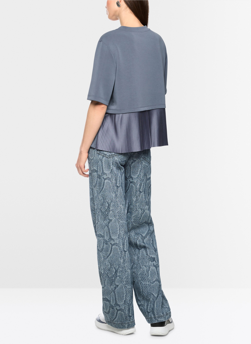 Marc Cain Sports t-shirt with sporty-elegant details