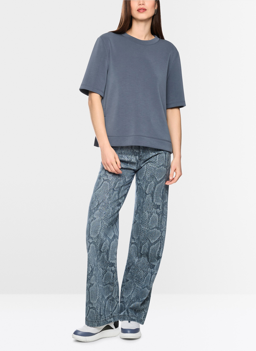 Marc Cain Sports t-shirt with sporty-elegant details