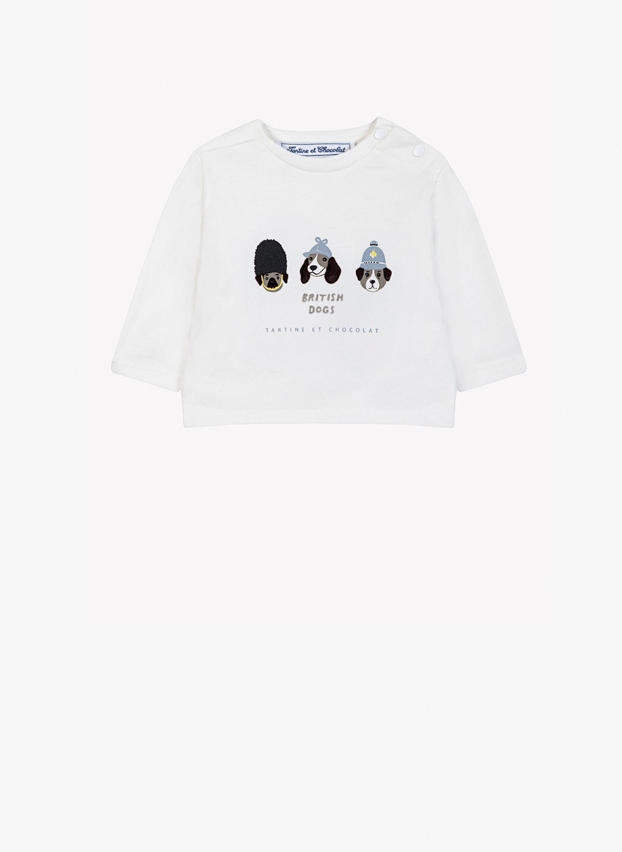 Tartine et Chocolat long sleeve T-shirt with print