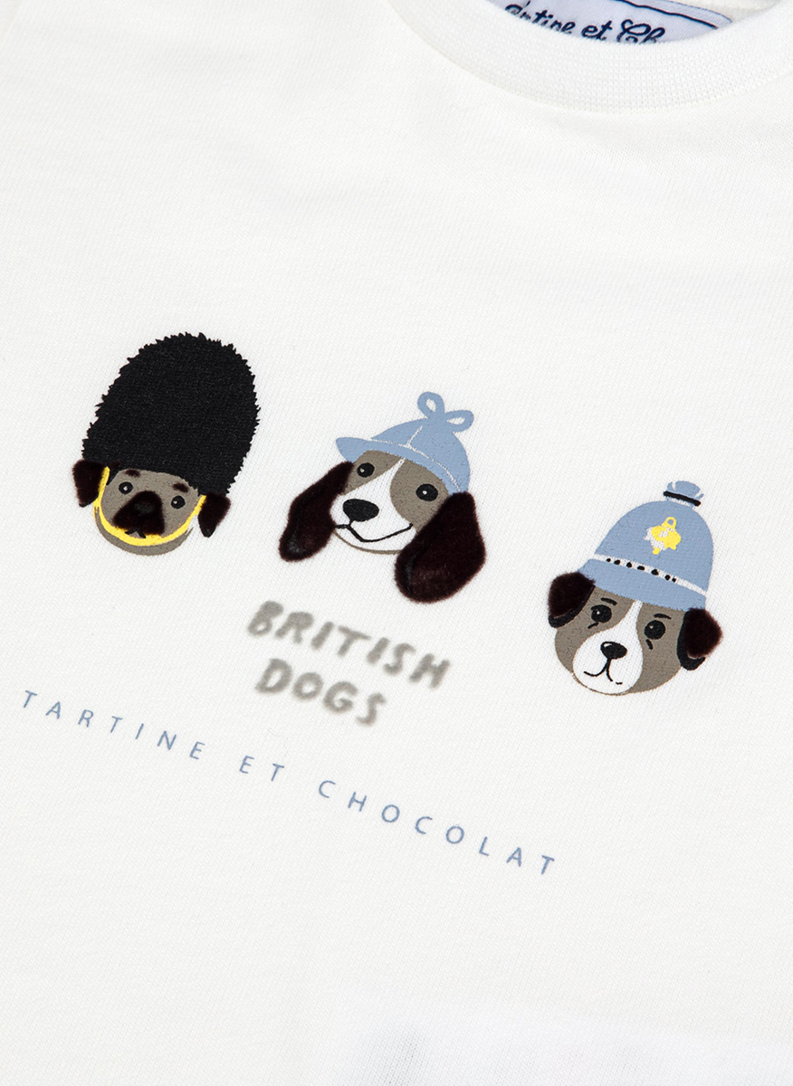 Tartine et Chocolat long sleeve T-shirt with print