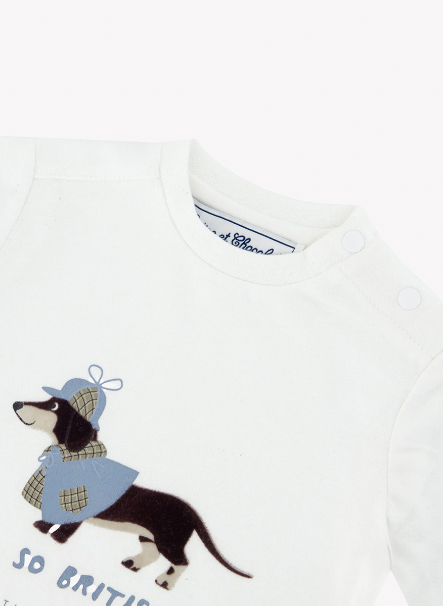 Tartine et Chocolat long sleeve T-shirt with print