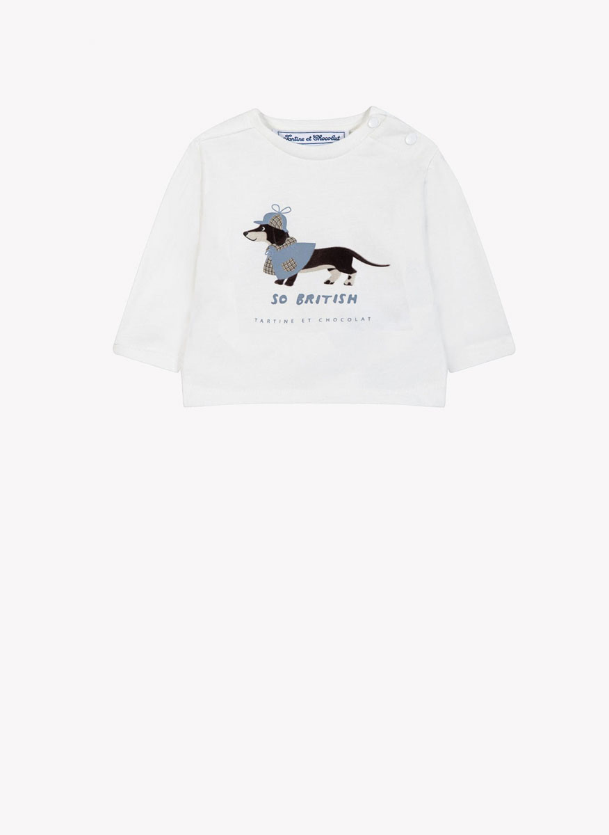 Tartine et Chocolat long sleeve T-shirt with print
