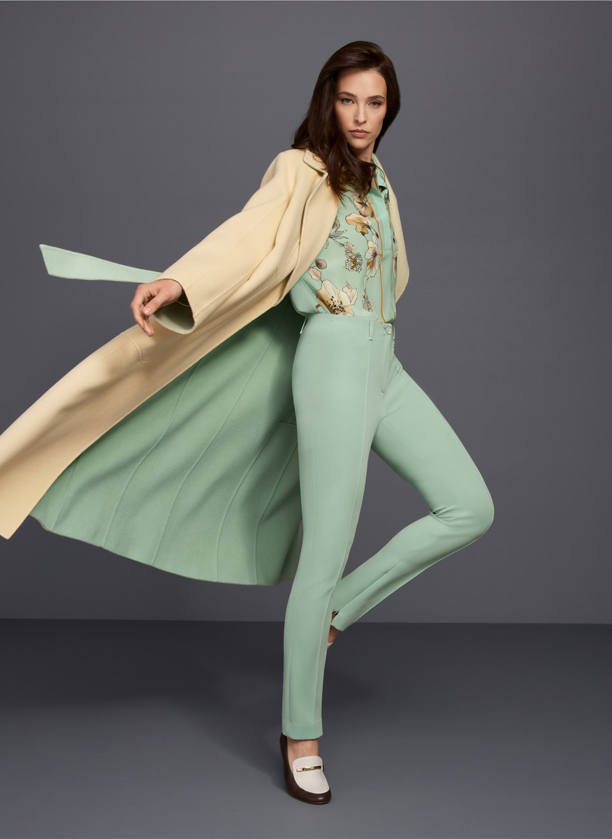 Двулицево палто от вълна Marc Cain Collections