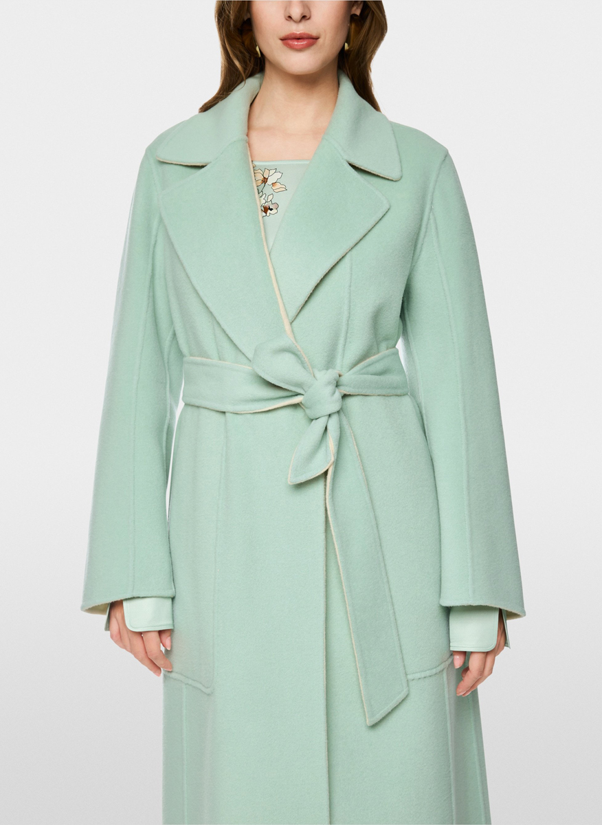 Двулицево палто от вълна Marc Cain Collections