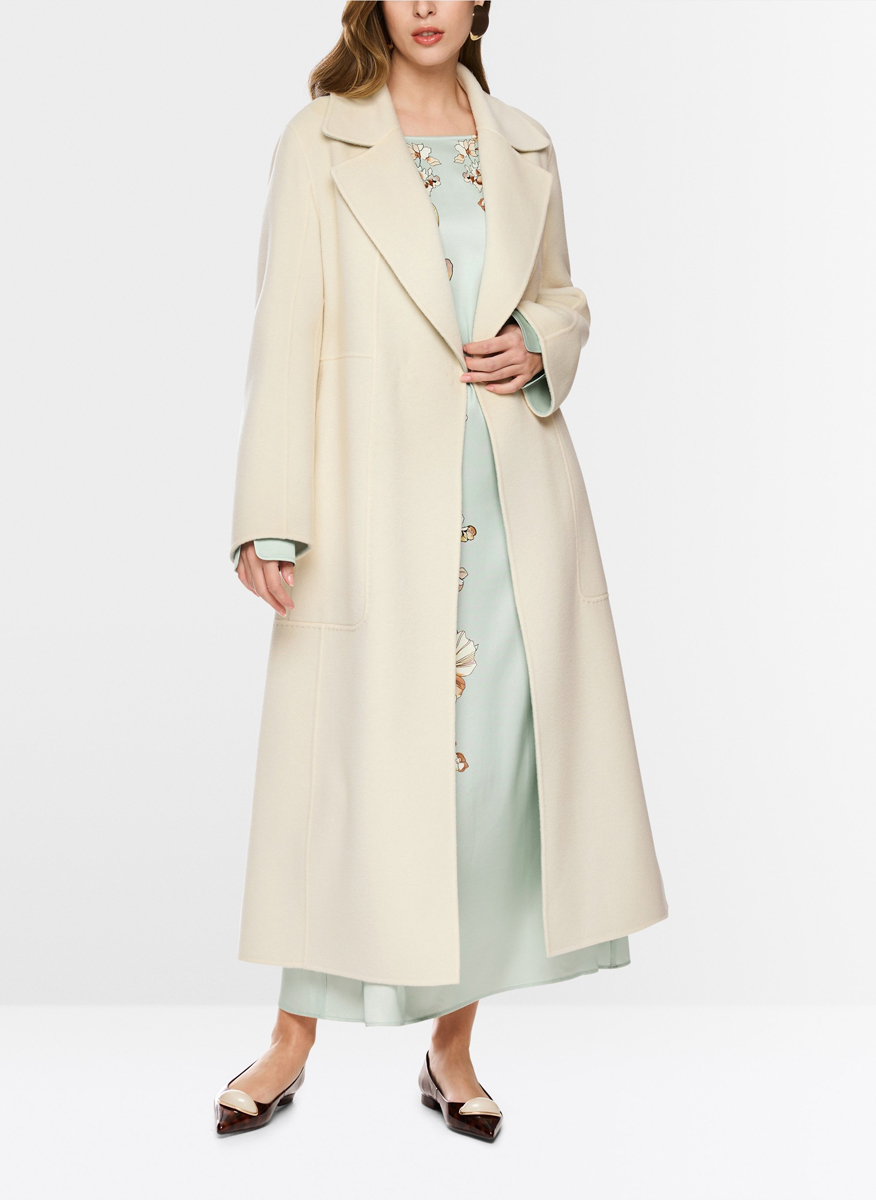 Двулицево палто от вълна Marc Cain Collections