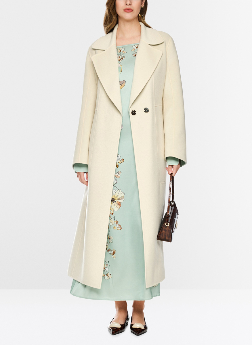 Двулицево палто от вълна Marc Cain Collections